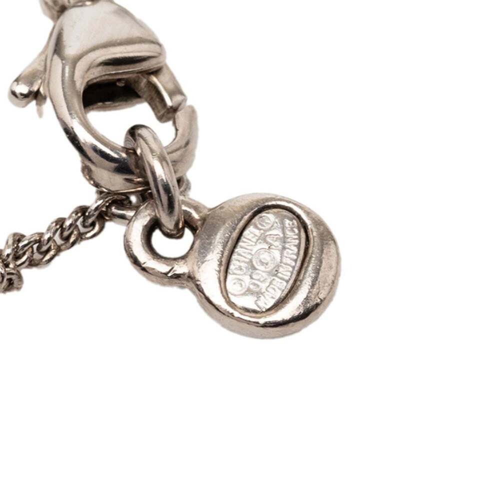 CHANEL Silver Logo Necklace - Picture 5 of 6